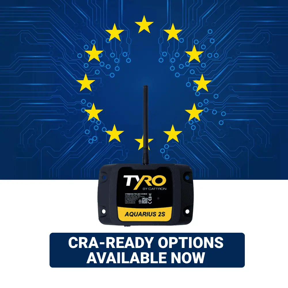 Ricevitore wireless industriale Aquarius 2S dotato di opzioni conformi al Cyber Resilience Act (CRA) per una comunicazione sicura tra le macchine