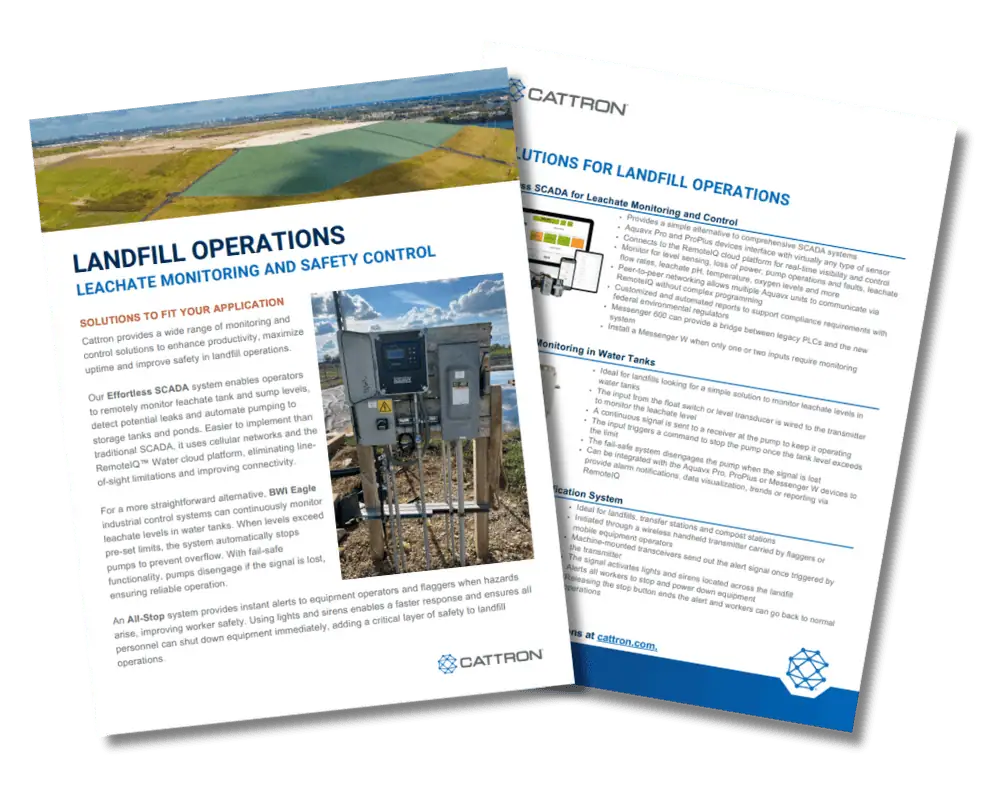 landfill operations flyer front and back