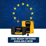 Scorpius 2S wireless industrial radio remote control receivers featuring Cyber Resilience Act (CRA)-ready options for secure industrial machine communication