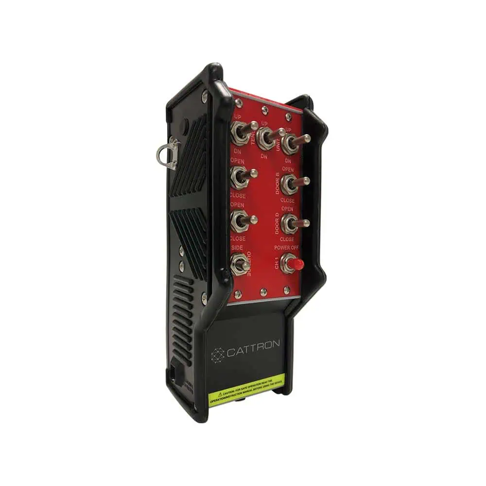 cattron locomotive ballast car control left view