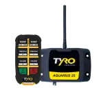 Tyro Pump Boss Musca Package includes the Musca 2S transmitter and Aquarius 2S receiver for concrete line pumping