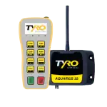 Tyro Pump Boss Pyxis Package includes the Pyxis 2S transmitter and Aquarius 2S receiver for concrete line pumping