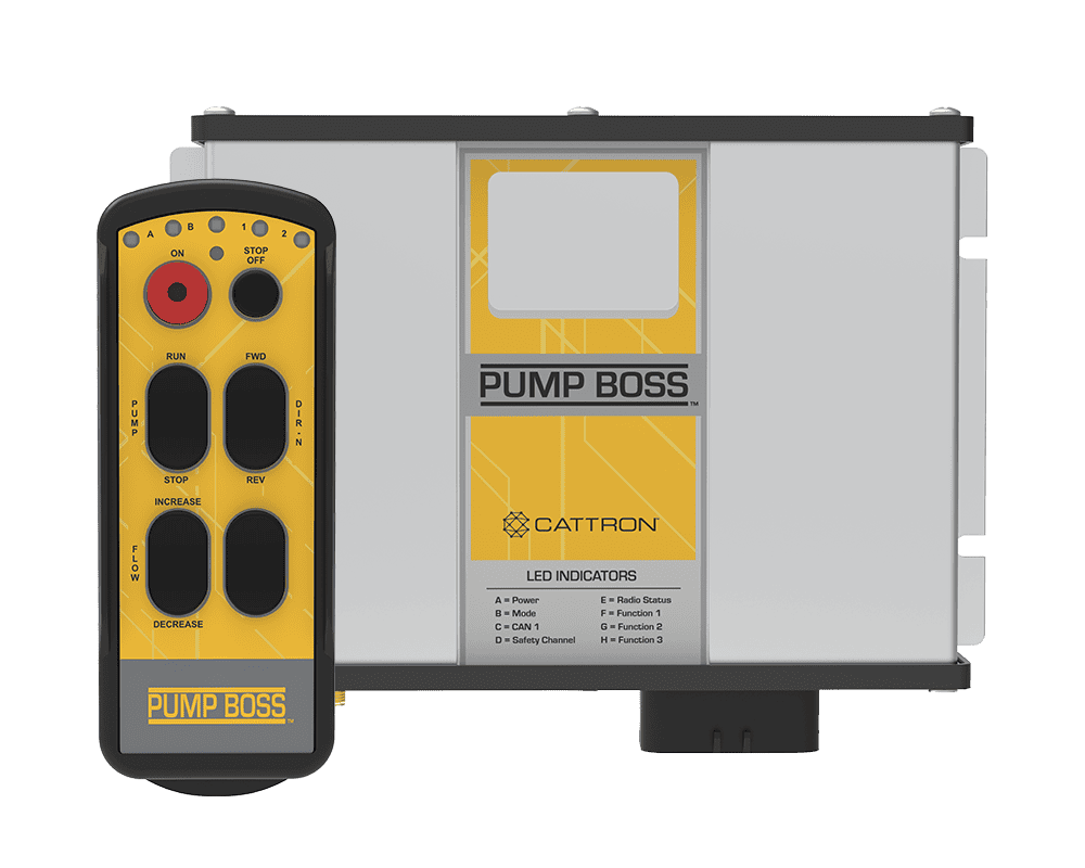 cattron pump boss concrete remote control mcu and ocu