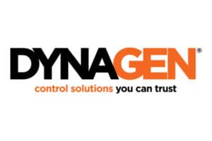 DynaGen Technologies logo in black and orange