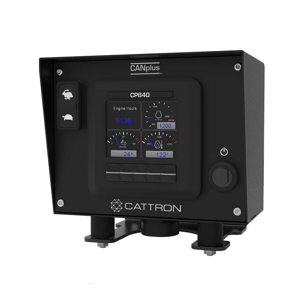 cattron canplus cp640 engine control panel right view