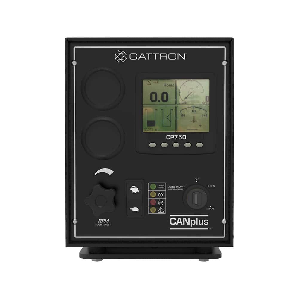 cattron canplus cp750 engine control panel front view