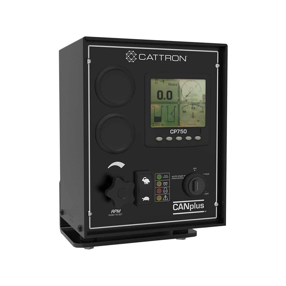 cattron canplus cp750 engine control panel left view