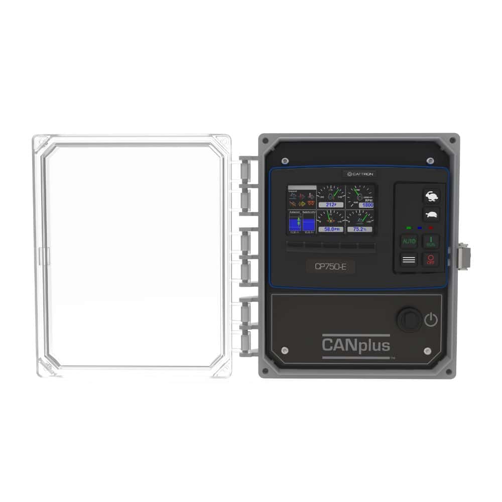 canplus cp750-e in a nema enclosure front view open
