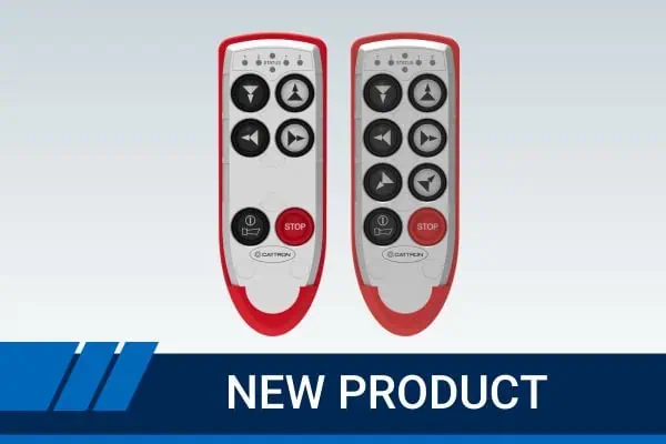 two cattron excalibur-e remote controls