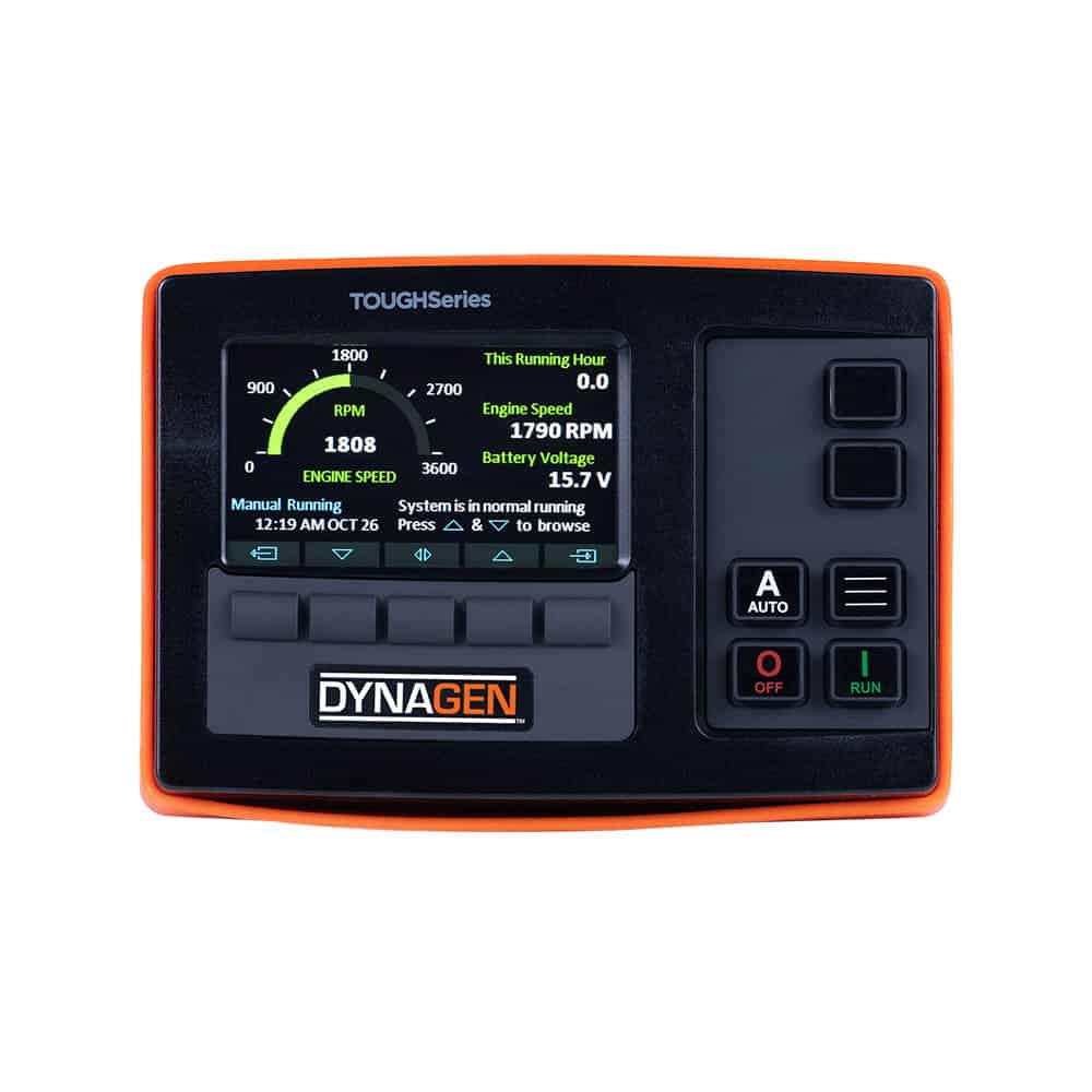 cattron dynagen pro-series pro600 generator controller front view