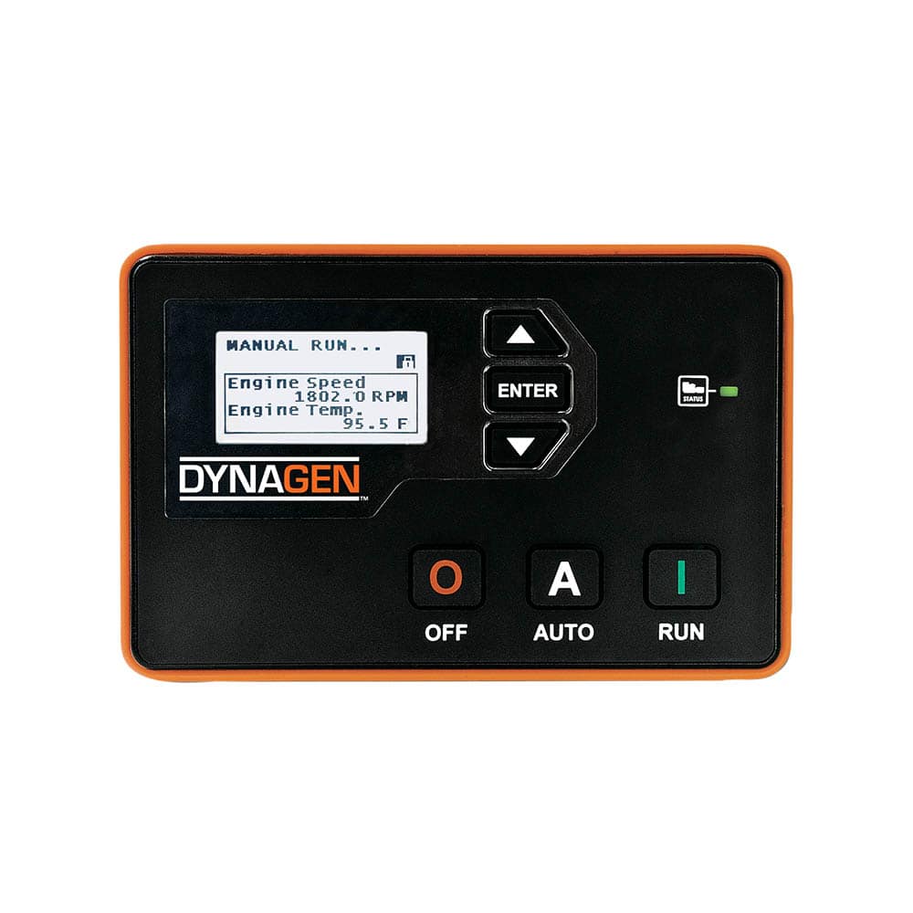 Front view of DynaGen TG350 generator controller