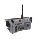 cattron a0 locomotive remote control turned left view