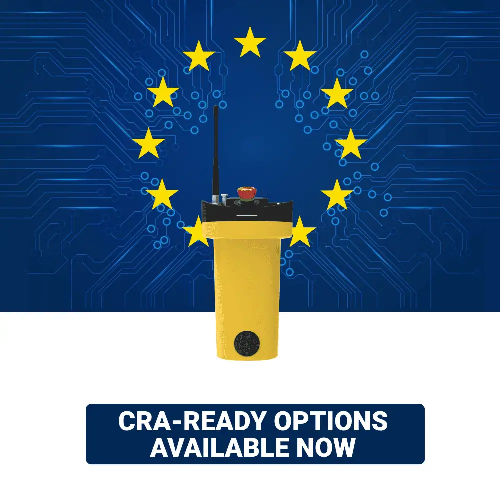 Unità di comando a distanza per locomotiva EC/LO Pro OCU Model S – vista frontale con opzioni predisposte per CRA