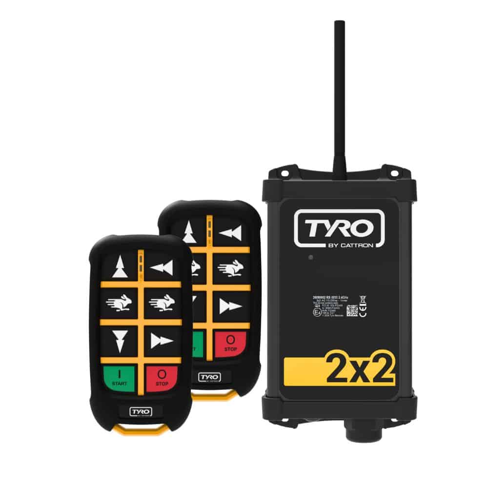 Tyro 2x2 package including two transmitters and one receiver