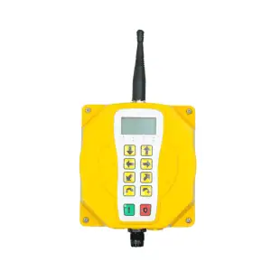 Front view of the Tyro Aquila 1S radio remote control with control buttons and display.
