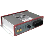 Cattron XBMCU radio remote control unit left angled view