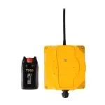 Tyro Indus 1S handheld emergency stop transmitter with the Tyro Gemini 1S radio remote control receiver